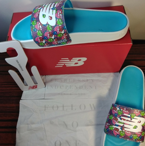 New Balance / Jolly Rancher collab slides size 13 - Picture 3 of 5